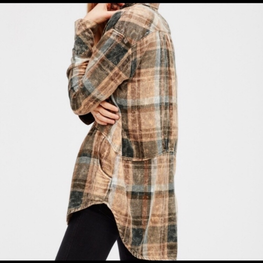Free People Easy Street Flannel